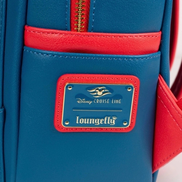 Disney Cruise Line Loungefly Backpack Australia Mickey Minnie - NWT - Picture 2 of 6